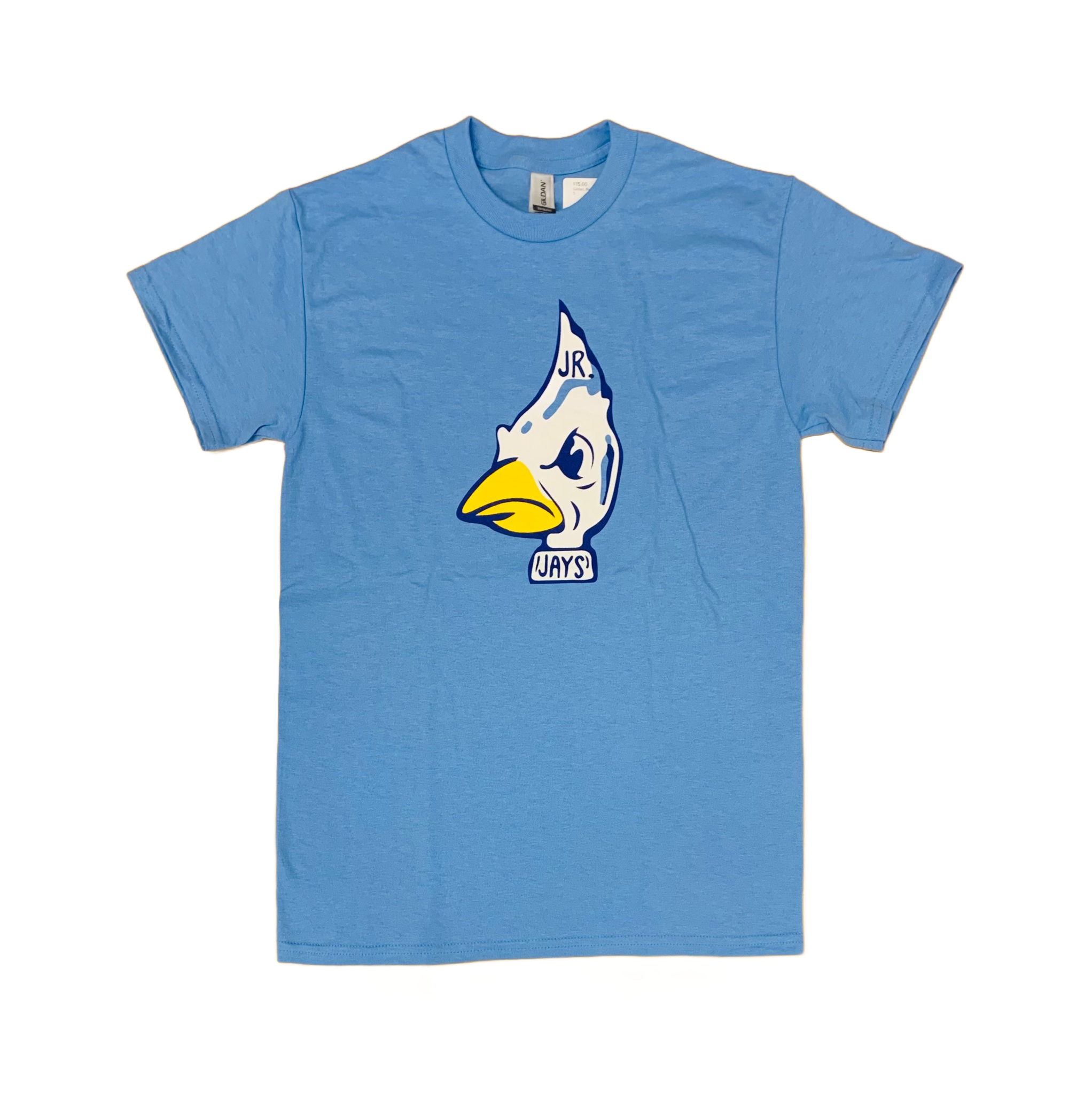 Gildan, Baby Blue T-shirt, Retro Jr. Jay | Creighton Prep JayMart